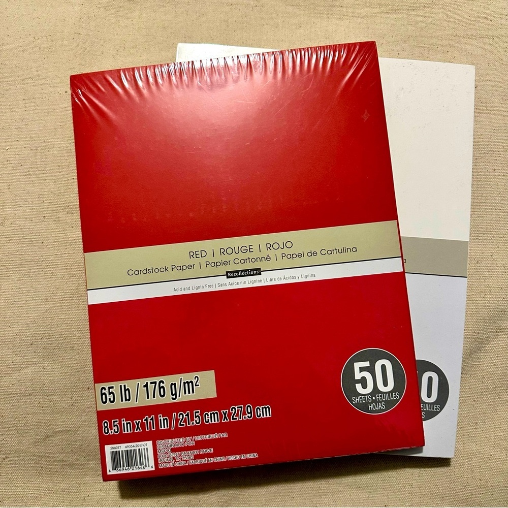 Recollections | Cardstock Paper | 8.5” x 11” Cardstock Paper